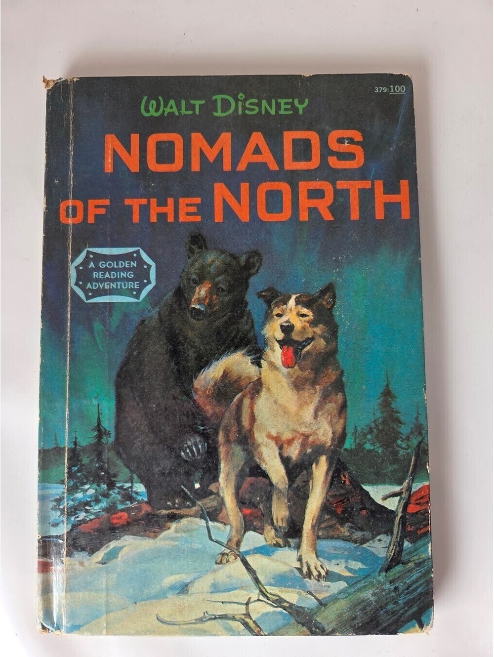 Walt Disney Nomads of the North Golden Press 1960 HC Bear Dog Story Adventure